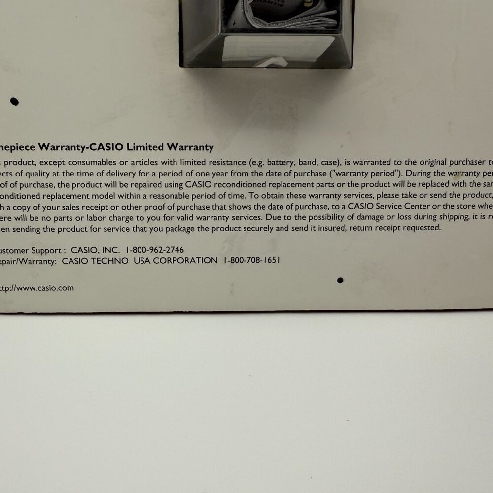 Classic Casio Edifice WR100M Analog Watch - Picture 6 of 6